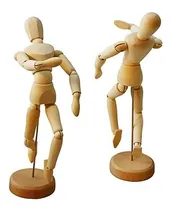 Comprar Boneco Articulado De Madeira Desenho Manequim 20 Cm Modelo