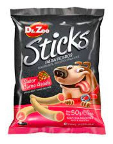 Sticks Carne Asada, Cheddar Y Panceta Para Perros 50 Grs