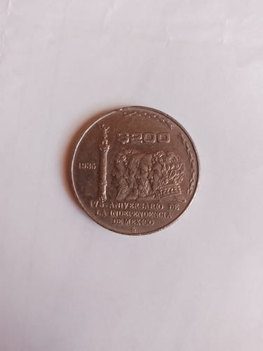  200 Pesos Del 175 Aniversario De Independencia De México 