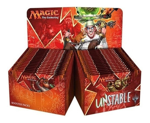 Caja De Sobres Inestable Magica - 36 Paquetes Juego De Cart