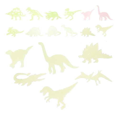 4 Conjuntos De Adesivos Luminosos De Dinossauro