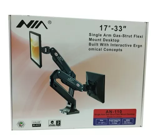 Soporte o brazo triple 2 monitores 1 portátil Premium - Mublex Colombia