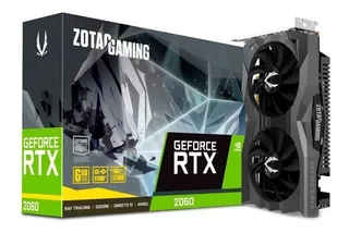 Placa de video Nvidia Zotac Gaming GeForce RTX 20 Series RTX 2060 ZT-T20600H-10M 6GB