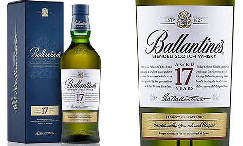 Whisky Ballantines 17 Años Blended Scotch 750ml En Estuche