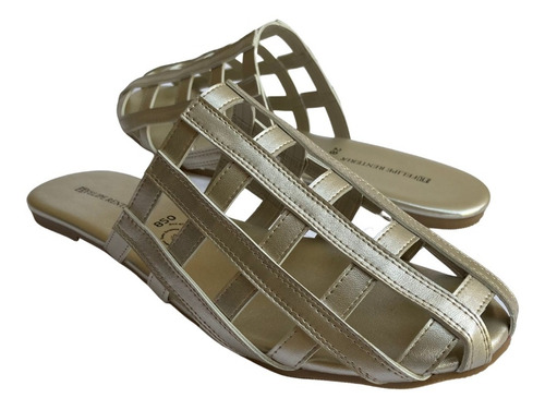 Imagen 5 de 10 de Zapatos De Piso Mujer Felipe Rentería Mules Calados Moda