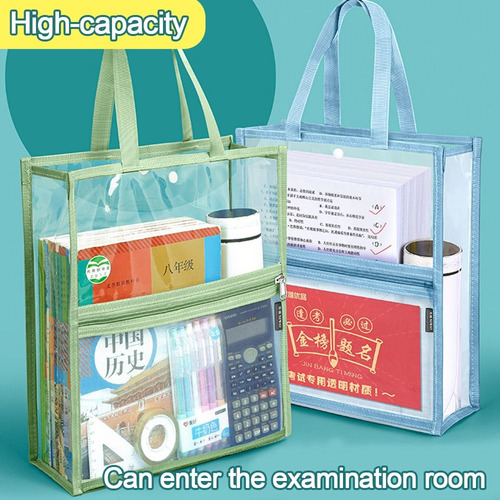 Bolsa Portadocumentos Transparente De Gran Capacidad