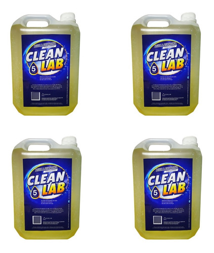 Agua Lavandina Concentrada Oferta 4 X 5 Lts Clean Lab