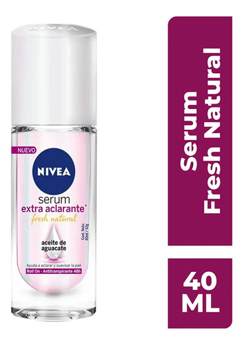 Desodorante Aclarante Nivea Serum Tono Natural Classic 40ml