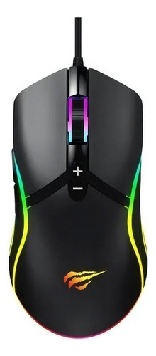 Mouse Gamer Havit Ms1026 6400dpi Color Negro