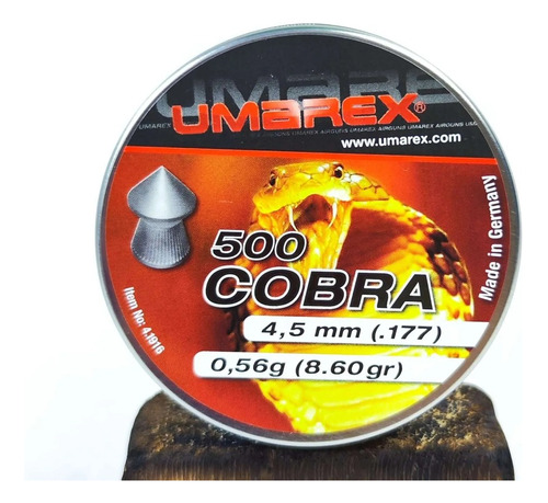 Caja Umarex Cobra 4.5mm 500 Unidades