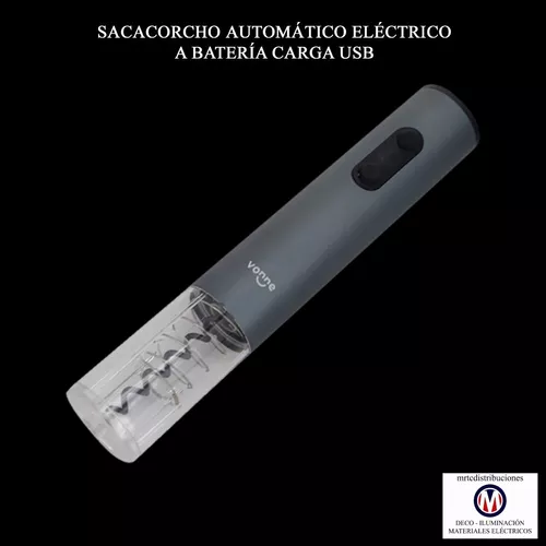 Destapador Sacacorchos De Vino Eléctrico Con Accesorios - Mercado Lider