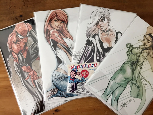 Comic Set - Amazing Spider-man #14 Scott Campbell 12 Covers (Usado)