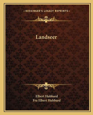 Libro Landseer - Hubbard, Elbert