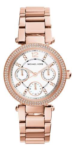 Reloj Parker Mk5616 De Michael Kors En Tono Oro Rosa Para Mu