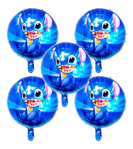 Pack Set Globos Stich 45cm X 5u