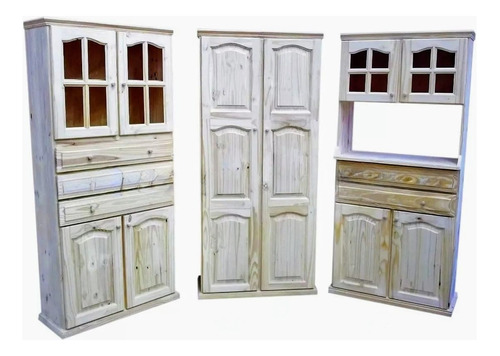 Argen Pino Despensero Escobero 0,80 Mueble Cocina Fabrica