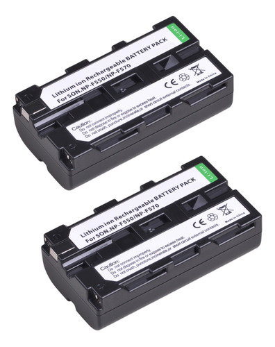 2 Baterías Np-f550 / Np-f570 Sony Alternativa