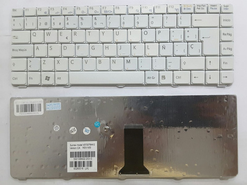 Teclado Sony Vgn-nr Vgn-ns Vgn Nr Ns V072078as2 Blanco Esp