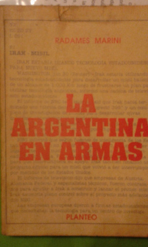 La Argentina En Armas. Radames Marini.