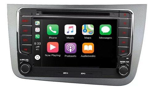 Seat Leon 2006-2013 Dvd Gps Wifi Android Bluetooth Carplay