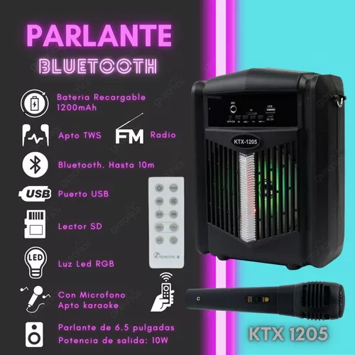 PARLANTE BLUETOOTH FM COLUMBUS(JBK-1205)
