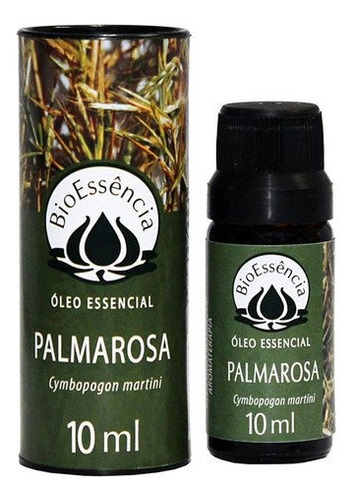Óleo Essencial De Palmarosa - Cymbopogon Martini - 10 Ml