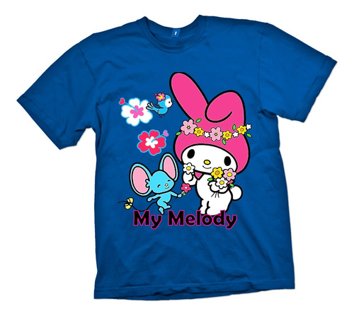 Polera Para Niñas My Melody Estampada Dtf Cod 002