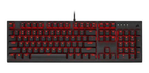 Corsair Teclado K60 Mecanico Cherry Red Viola Black