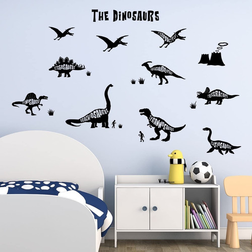 Imagen 1 de 3 de Dinosaurios Diseño Infantil Habitación Niños Envío Gratis