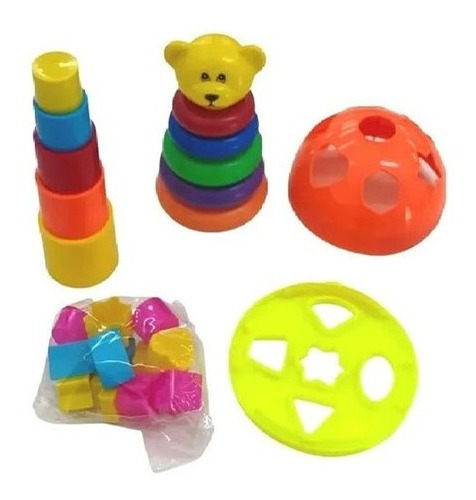 Brinquedo Didático Infantil Bebe Educativo Pedagógico Montar