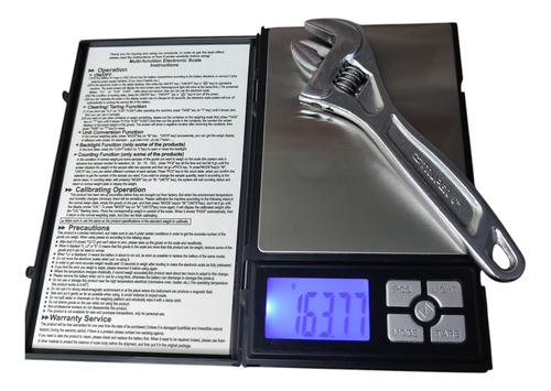 Bascula Notebook Gramera Portátil 0.1 G A 2 Kilos