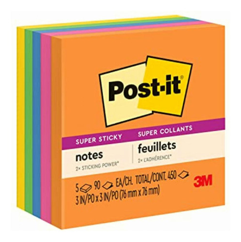 3m Post-it Notas Adhesivas Super Sticky Rio De Janeiro 3x3