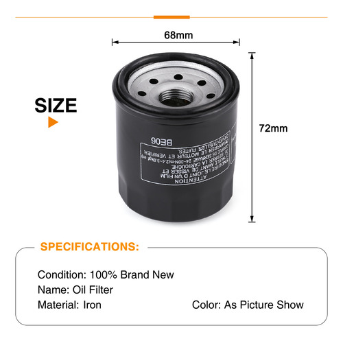 Filtro De Aceite De Motocicleta Para Honda Cbr600 F2 F3 F4 F