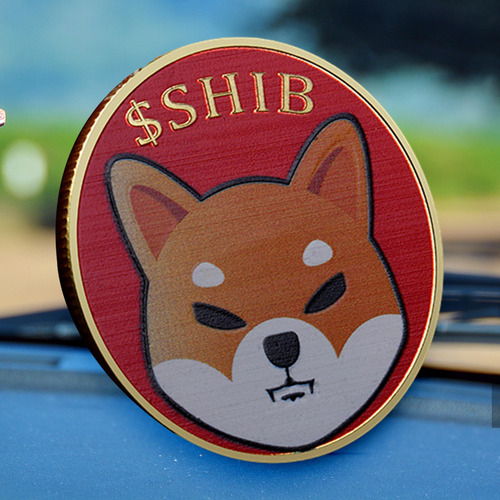 Monedas Dogecoin De 40 Mm, Monedas Doge Chapadas Rojo Dorado