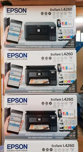 Imagen 4 de 4 de Impresora Multifuncional Epson Ecotank L4260 + Tinta Negra