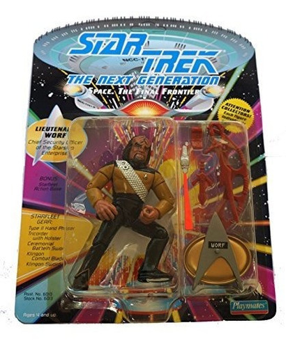 Star Trek Next Generation Teniente Worf 1992 Figura De Acció
