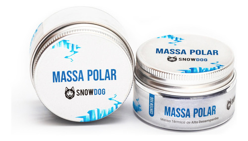 Massa Polar Snowdog Massa Térmica De Alta Performance 50g Cor Cinza