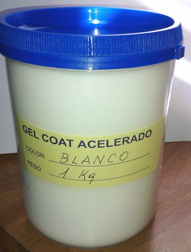 Gel Coat Blanco 1kg A Base De Resina Con Envase