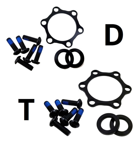 Kit Adaptador Para Boost Dianteiro E Traseiro 110 E 148mm