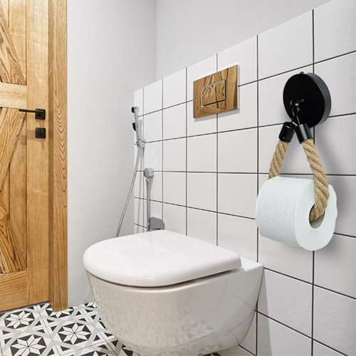 Toallero De Pared Con Soporte Para Rollo De Papel Higiénico