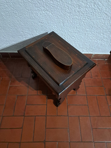 Mueble Cajón Botinero Lustra Botas Antiguo Amarillo (Usado)