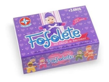 Boneca Fofolete Roxo 9 Cm - Estrela