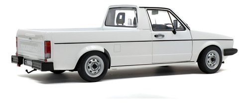 Miniatura Volkswagen Caddy Mk1 1982 Branco 1:18 Solido