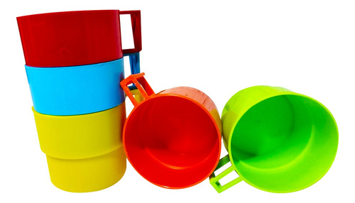 Pack Mini 200 Tazas Plástica Niños/niñas Kinder Fiestas