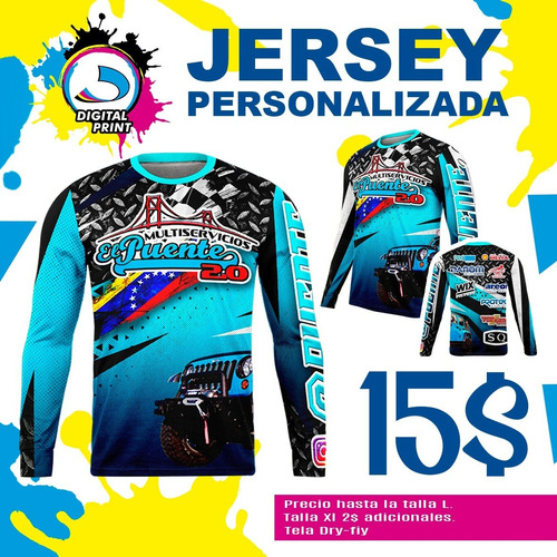 Jerseys Para Uniformes, 100% Sublimadas, Precio Por Unidad