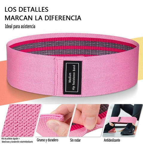 . Banda De Resistencia For Ejercicios De Pilates, 3 Niveles