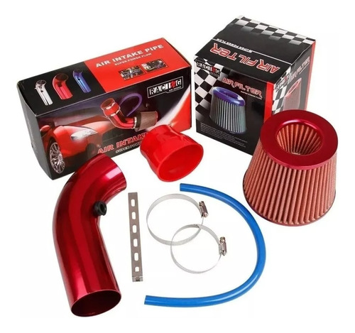 Kit De Inducción Corta + Filtro De Aire Cónico Universalauto