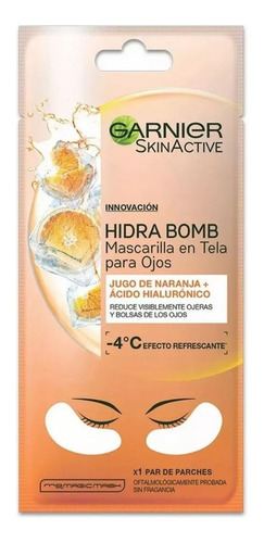 Mascarilla Garnier Skin Active Naranja En Tela Ojos Oferta