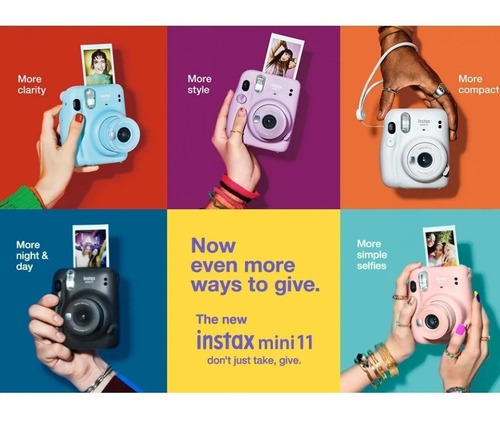 Cámara instantánea Fujifilm Instax Mini 11 ice white
