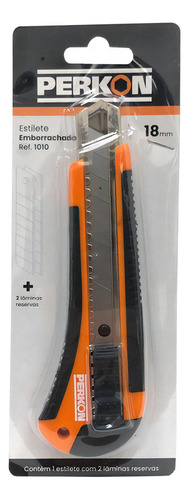 Kit 5 Estiletes Perkon Emborrachado C/3 Laminas 18mm 1010